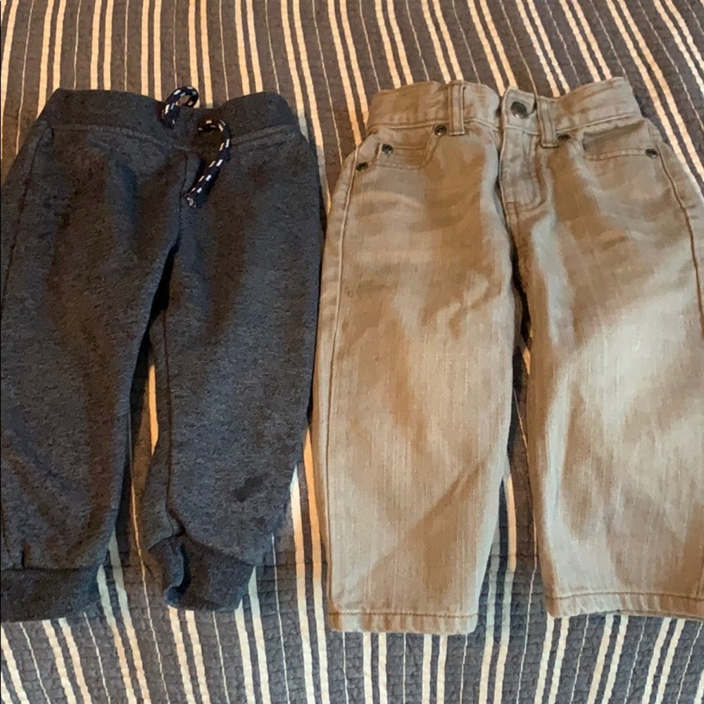 Janie and jack grey jeans